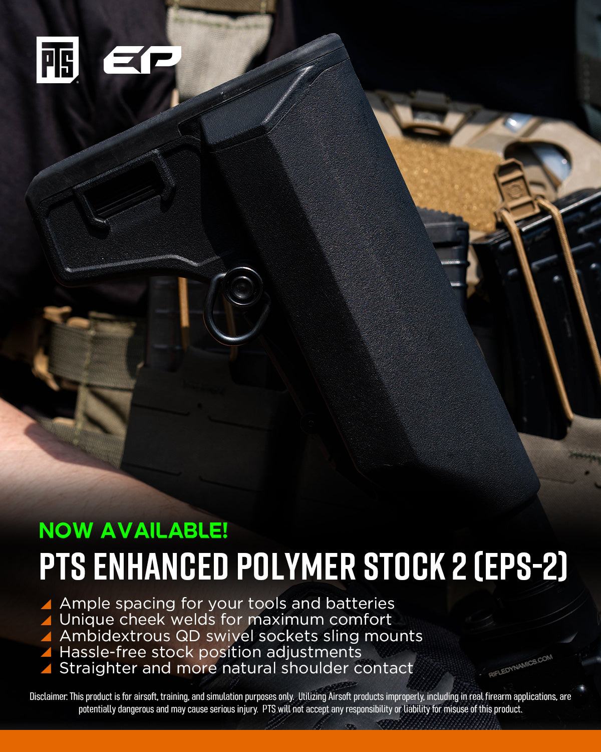 Clearwater Airsoft Review: PTS EP Series EPS 2 Stock – Upgrade Your Airsoft Gear