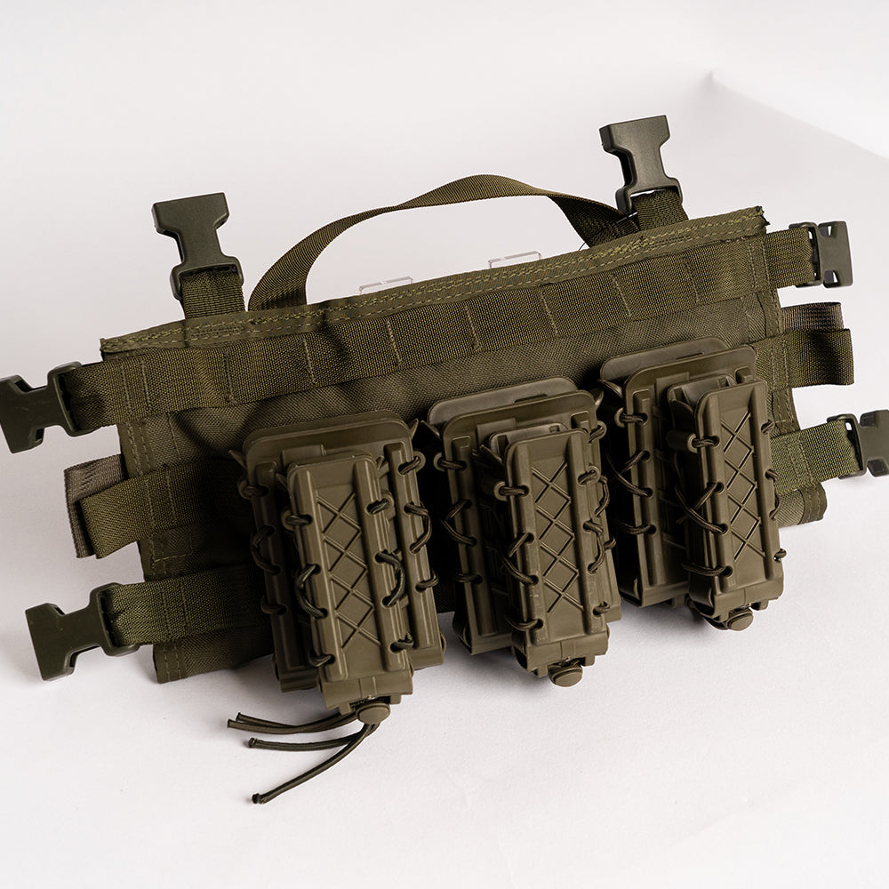 AO Chest Rig Combo Set (w/ HSG - Polymer Double Decker TACO x 3)