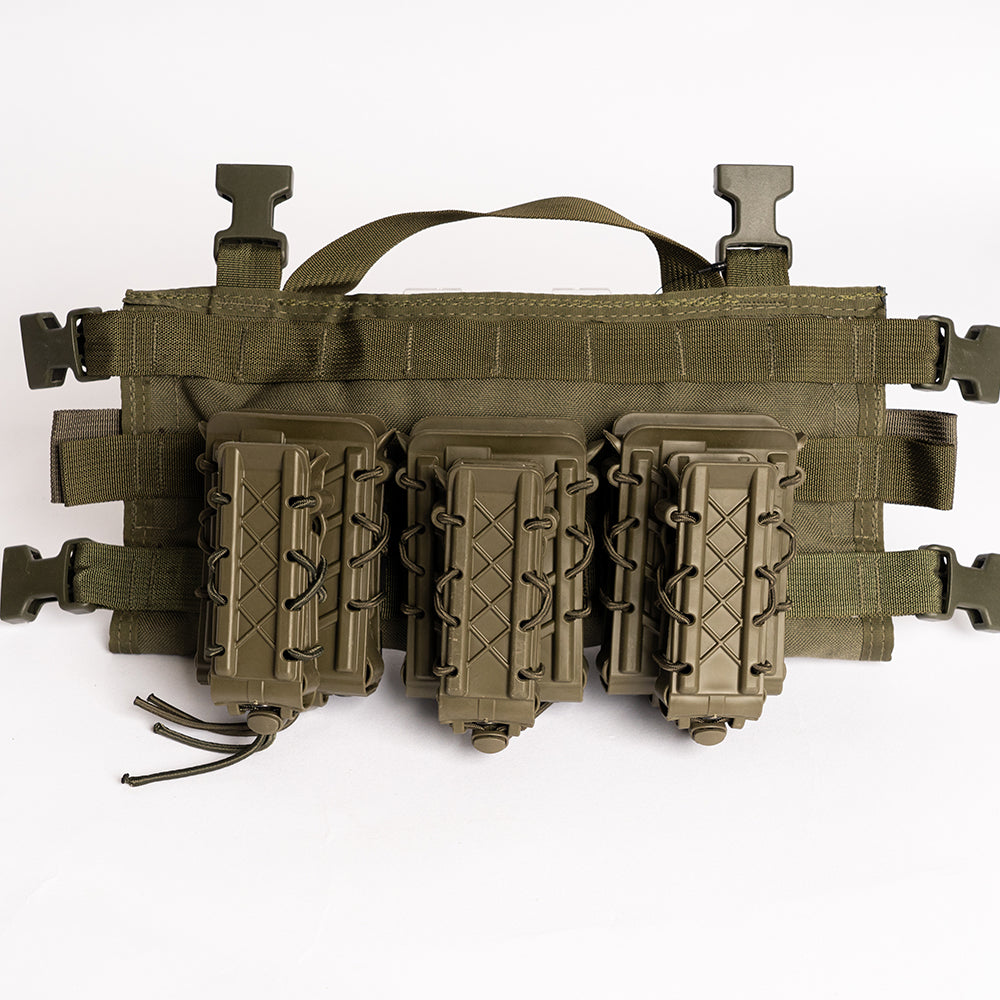 AO Chest Rig Combo Set (w/ HSG - Polymer Double Decker TACO x 3)