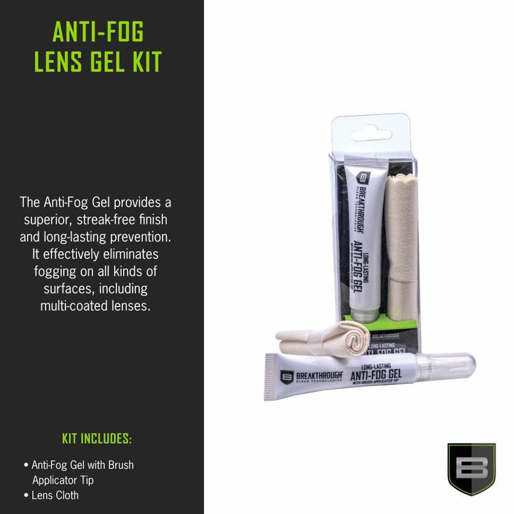 Anti-Fog Lens Gel Kit|10ml Gel + Microfiber Cloth