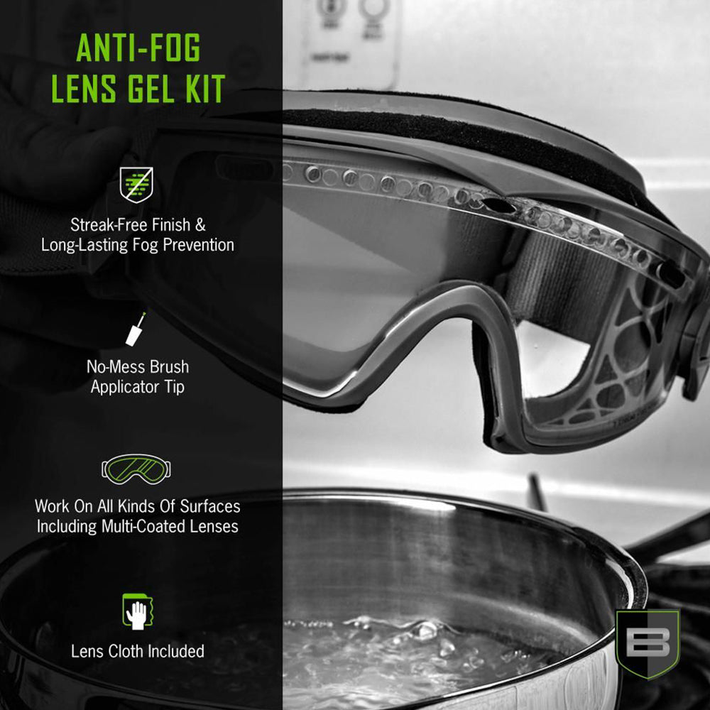Anti-Fog Lens Gel Kit|10ml Gel + Microfiber Cloth
