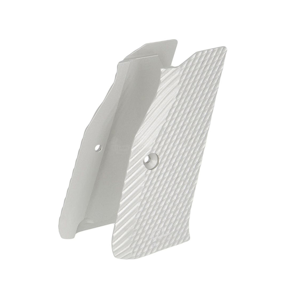 7075 Aircraft Aluminum CNC Grip for ASG KJ Shadow2 Silver