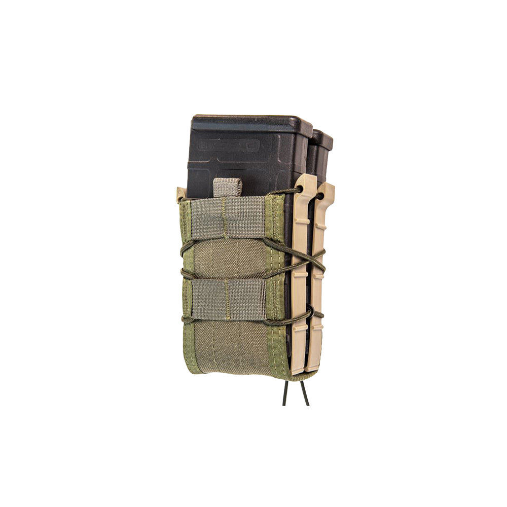 X2R TACO® Double Rifle Magazine Pouch - Universal Calibration Multi-Caliber Dual Stacking System with Rigid Injection-Molded Sidewalls & Dual MOLLE / Hook-and-Loop Belt Matrix
