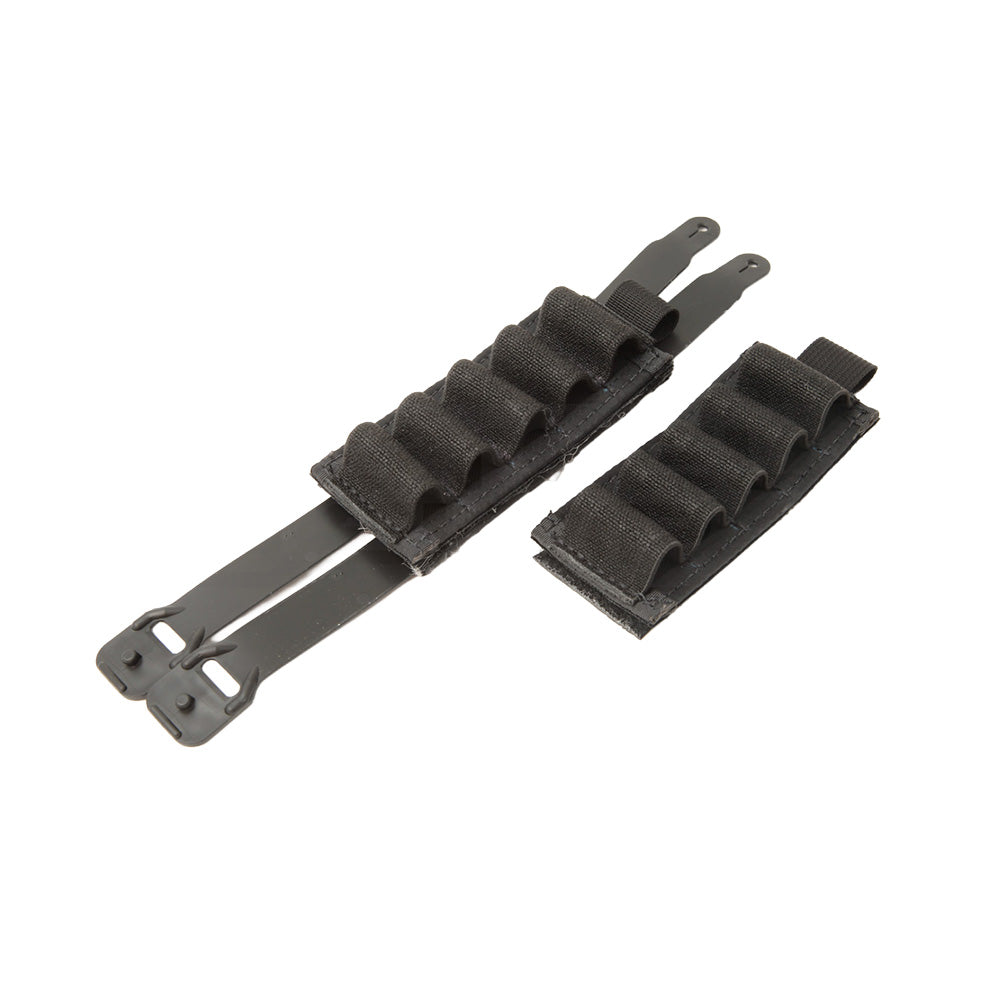 Shot Shell Tray V2 - Heavy-Duty Heavy-Elastic Shotgun Ammo Carrier, Full Hook-Backed Modular Shingle for 5-Rd / 12-Rd Staging Matrix