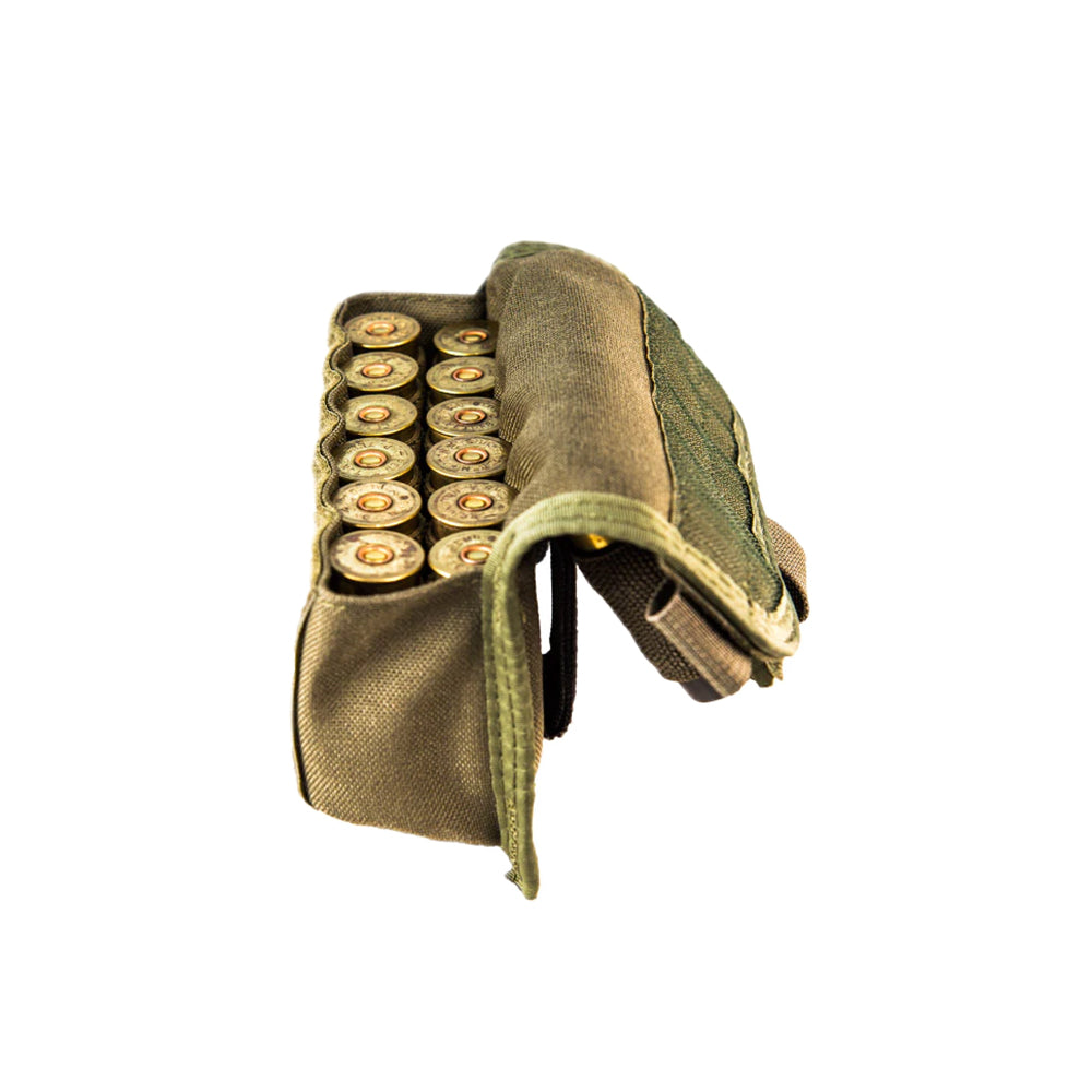 Shot Shell Pouch 戰術散彈槍彈載補給包|內置可拆卸12發高彈性散彈托盤、MOLLE與ABM魔鬼氈阻尼腰帶雙向掛載、抗撞耐磨軍規隨身副包