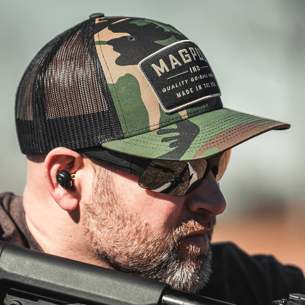 Go Bang Trucker Hat - Structured Mid-Crown Cap