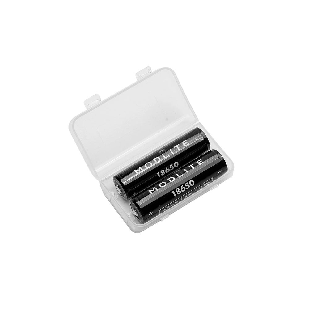 18650 4000mAh Protected Button Top Battery (2-Pack)
