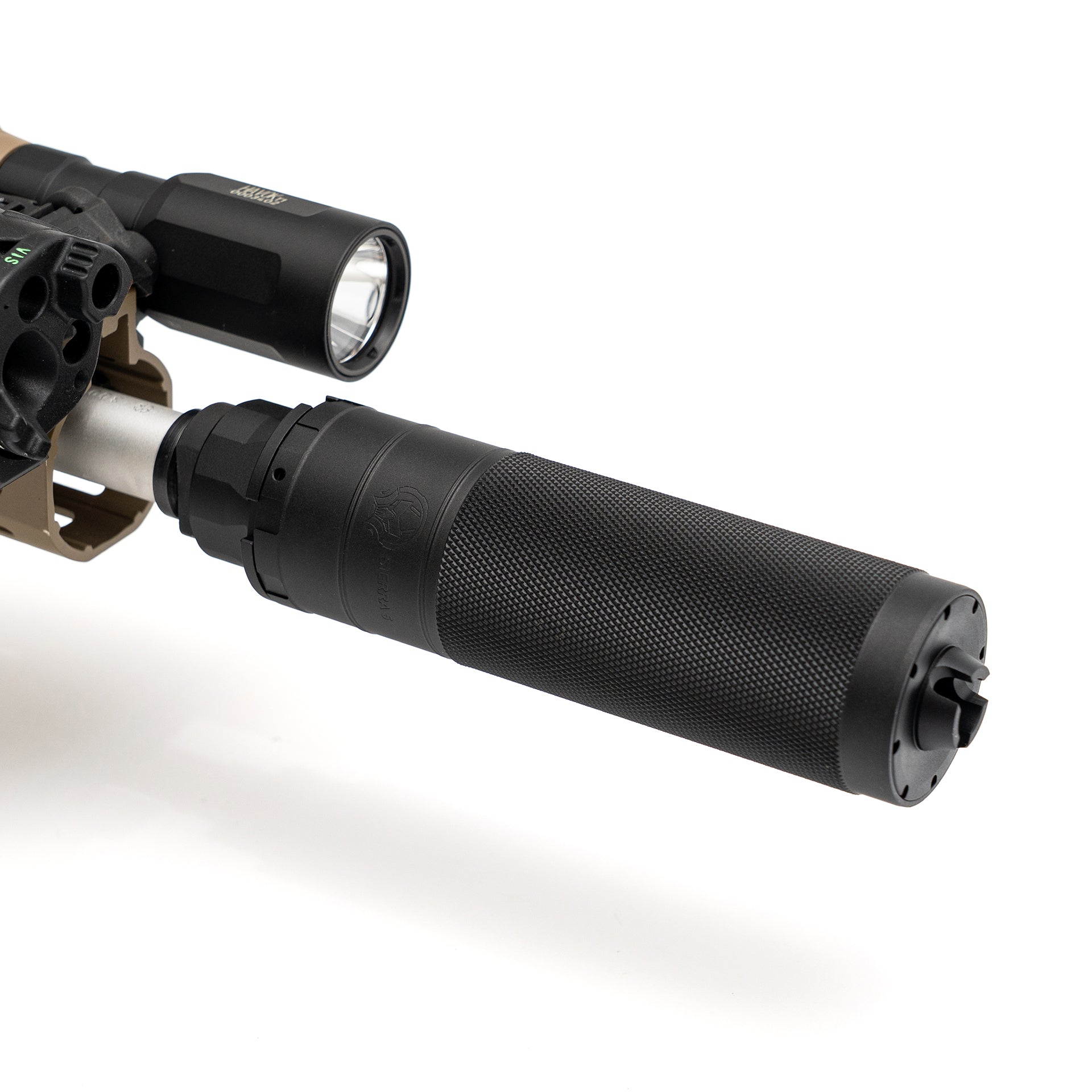 Sierra 5 Mock Suppressor – BK | Airsoft QD Silencer / Tracer Unit