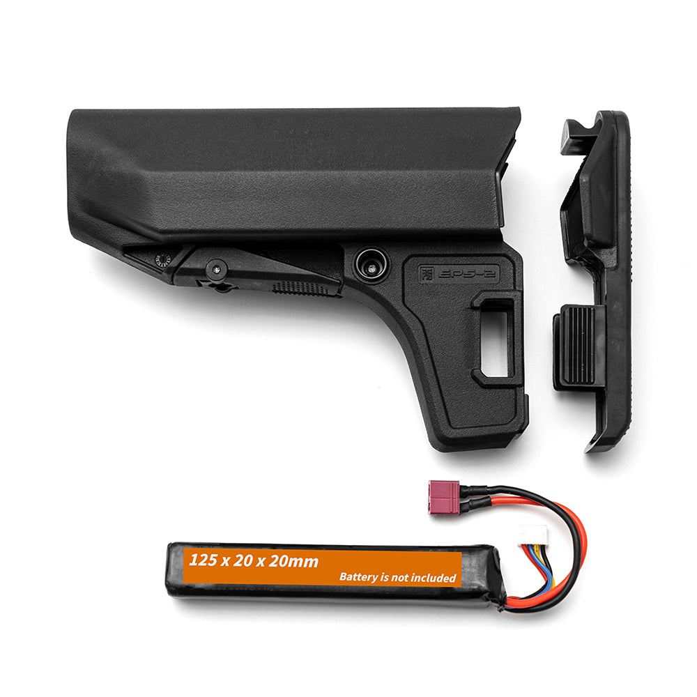 EPS-2 Enhanced Polymer Stock – Reinforced, Compact, Battery-Ready AR Stock