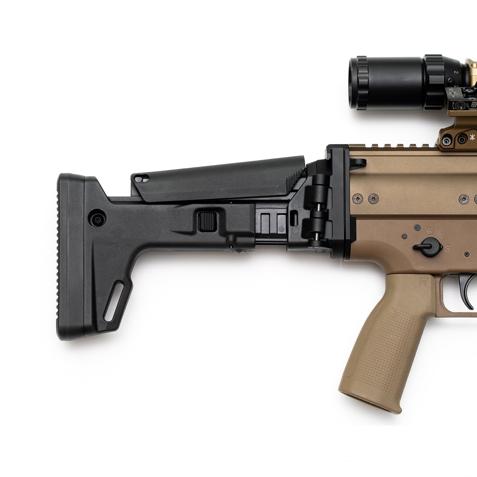 SAS SCAR Adaptable Stock Kit (Alum Alloy Version): Eradicating Obsolete Bulk with a Monolithic 6000-Series Aluminum Interface and Masada Kinetic Ergonomics