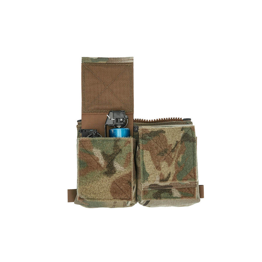 Back Panel Flashbang Flap – Dual Pocket Attachment for Assault Panel Core