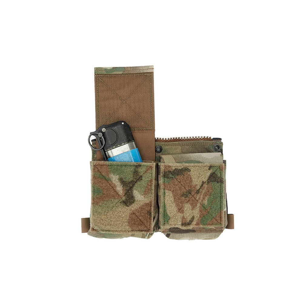 Back Panel Flashbang Flap – Dual Pocket Attachment for Assault Panel Core