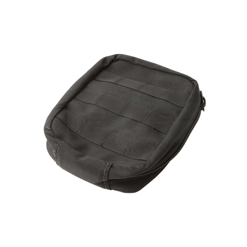 Mini EOD Pouch - Parachute Cord Suspension Workstation Chassis, Enhanced Three 3" & Two 1.5" Elastic Organization Array, MOLLE Medical IFAK Tactical Shingle