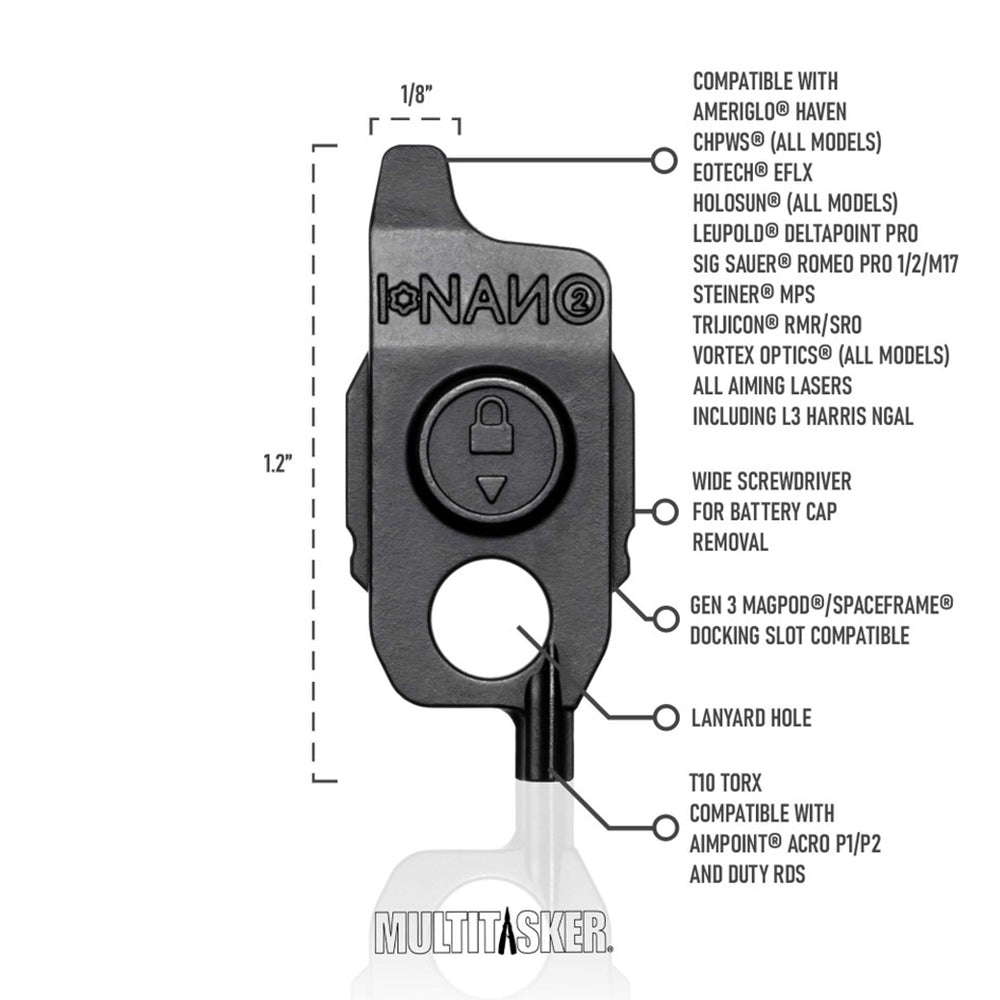 NANO 2: Micro Tool for Pistol Red Dot Sight Adjustment