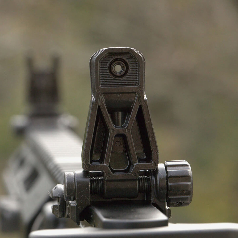 MBUS Pro® Rear Sight:全鋼鑄造的精準防線,重新定義備用瞄具標準