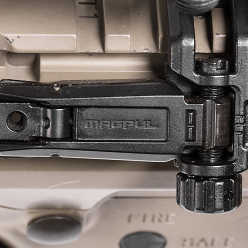 MBUS Pro® Offset Rear Sight:45 度角的精準切換,掌握遠近戰場的主動權