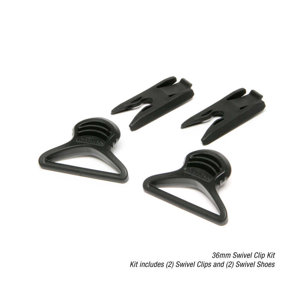Goggle Swivel Clips with Shoes Rail Adapter | 19mm & 36mm Variants