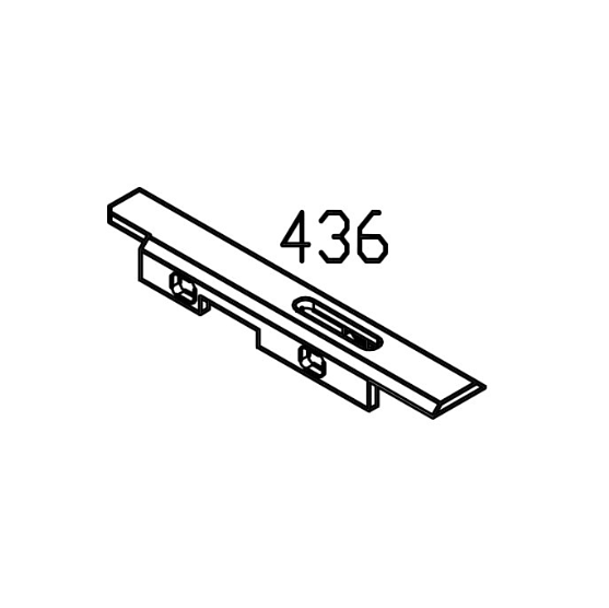 Masada GBB Replacement Parts (436) Charging Handle Base Cover