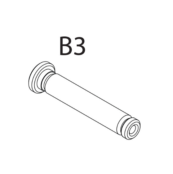 Masada AEG Replacement Parts - MSD Push Pin (B03)