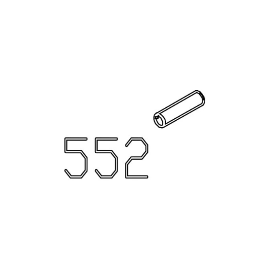 Masada GBB Replacement Parts (552) Spring Pin dia 2.5x10