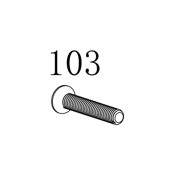 AEG Replacement Parts (103) M3 x 16 Philips Head Countersunk