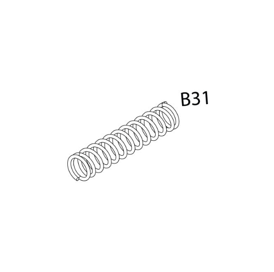 Masada AEG Replacement Parts (B31) - MSD Spring-Actuntor - set of 2pcs