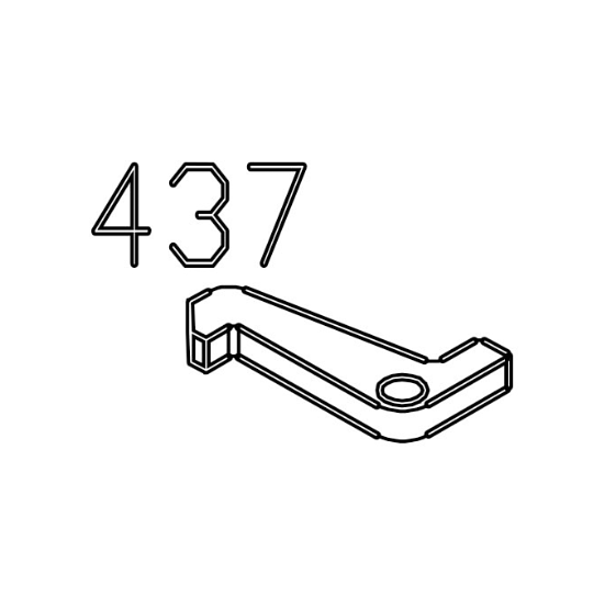 Masada GBB Replacement Parts (437) Charging Handle Base Lock