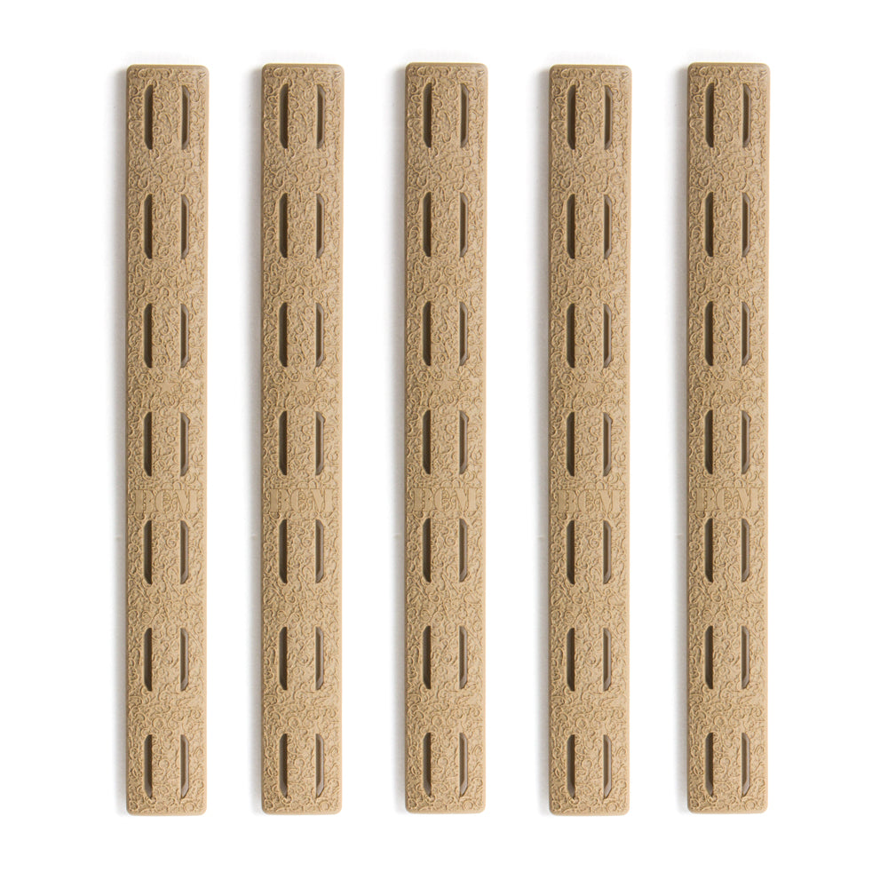 KeyMod 5.5-inch FDE Rail Cover Kit (Five Pack)