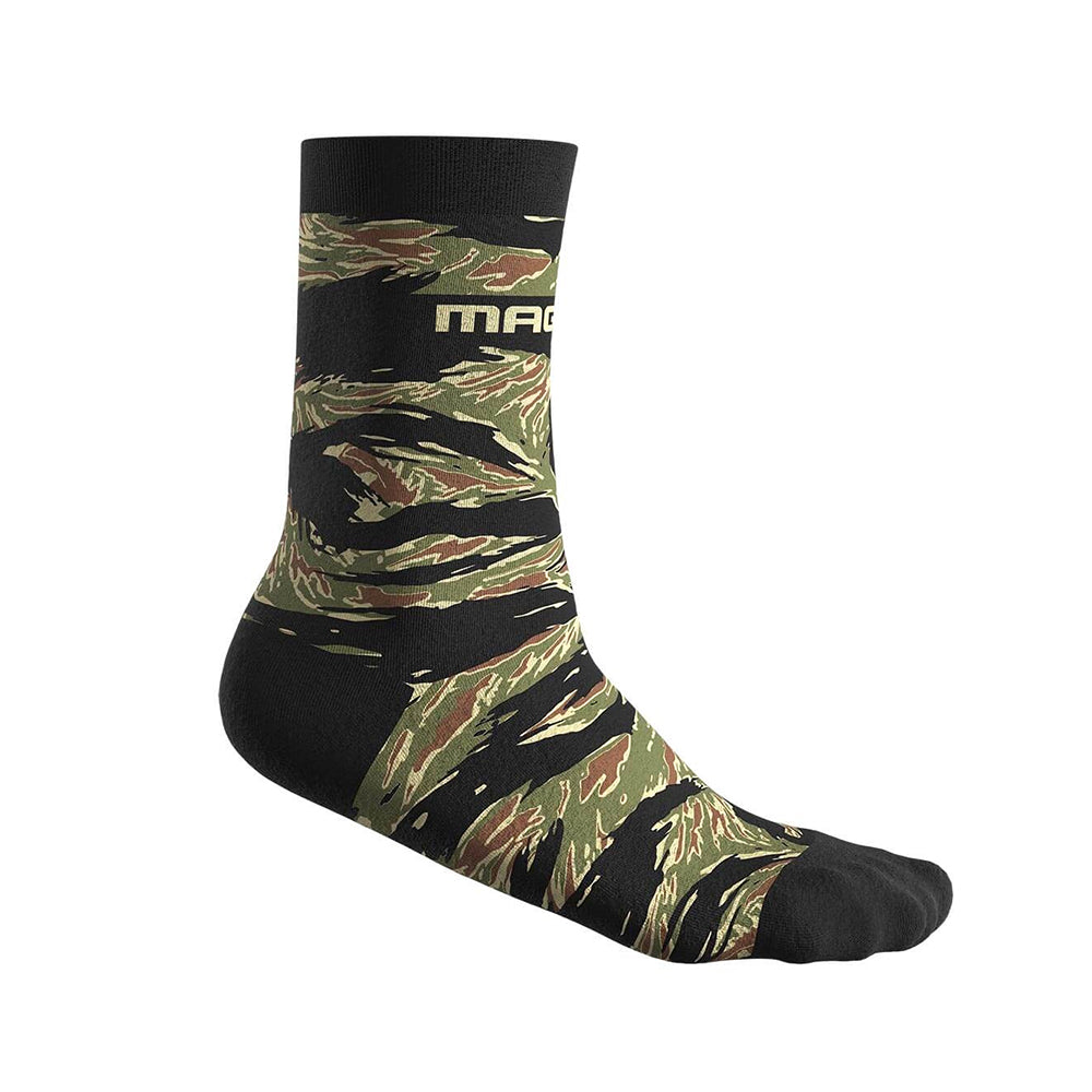 Tiger Stripe Crew Socks