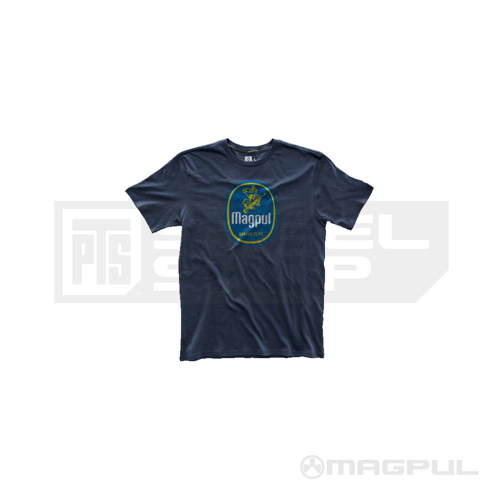 Fine Cotton Banana Clips T-Shirt Navy