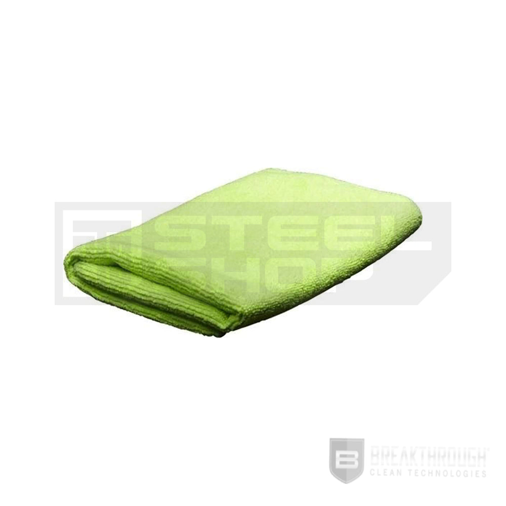 Breakthrough Clean Green Microfiber Towel (2 pack), Microfiber Towel, Towel, PTS Steel Shop