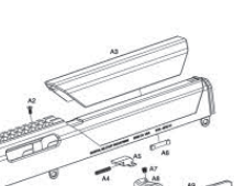 AEG Replacement Parts (A3) - Cheek Riser