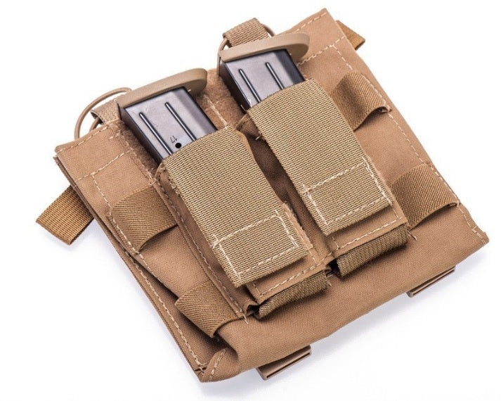 Grey Ghost Gear, GGG, Grey Ghost Gear Double M4/Pistol Pouch, M4, Pistol, Pouch, M4/ Pistol Pouch