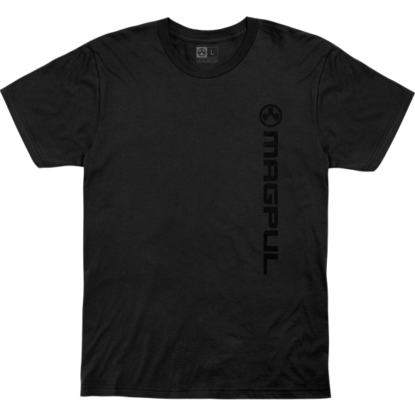 Vert Logo Cotton T-Shirt M Black