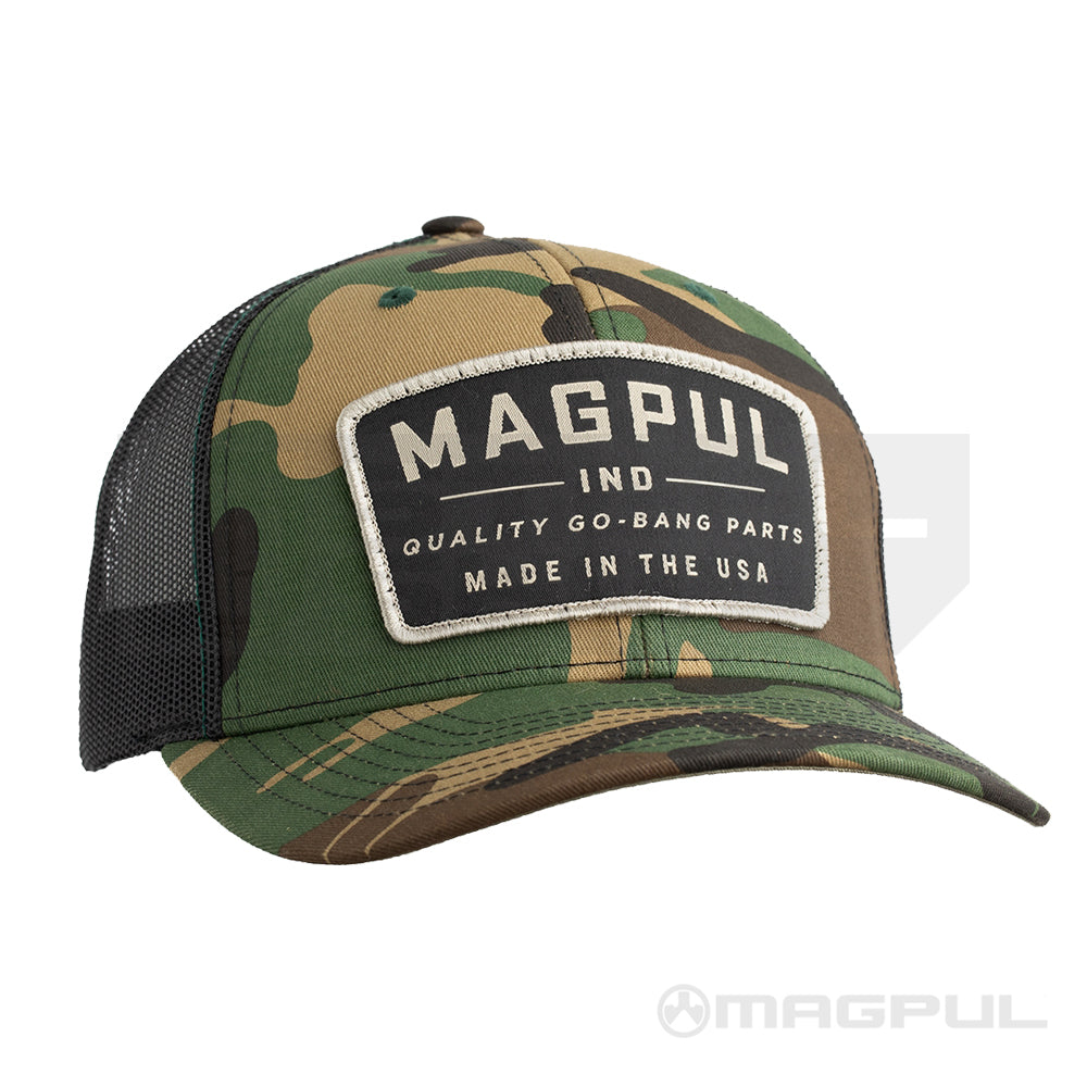 Magpul, Magpul Industries, Magpul Go Bang Trucker (Mid-Crown Hat with classic Go Bang Pitch, Trucker, Headwear, EDC, Everyday Carry, PTS Steel Shop