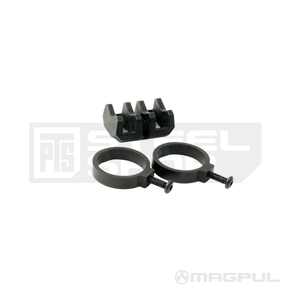 Magpul, Magpul Industries, Magpul Light Mount V-Block and Rings Black, Light Mount, V-Block and Rings, PTS Steel Shop