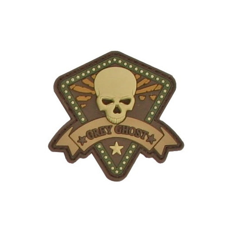 Grey Ghost Gear, GGG, PTS Steel Shop, Grey Ghost Gear Patch Mini, Patch