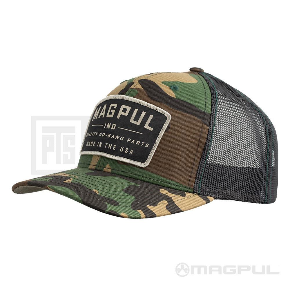 Magpul, Magpul Industries, Magpul Go Bang Trucker (Mid-Crown Hat with classic Go Bang Pitch, Trucker, Headwear, EDC, Everyday Carry, PTS Steel Shop