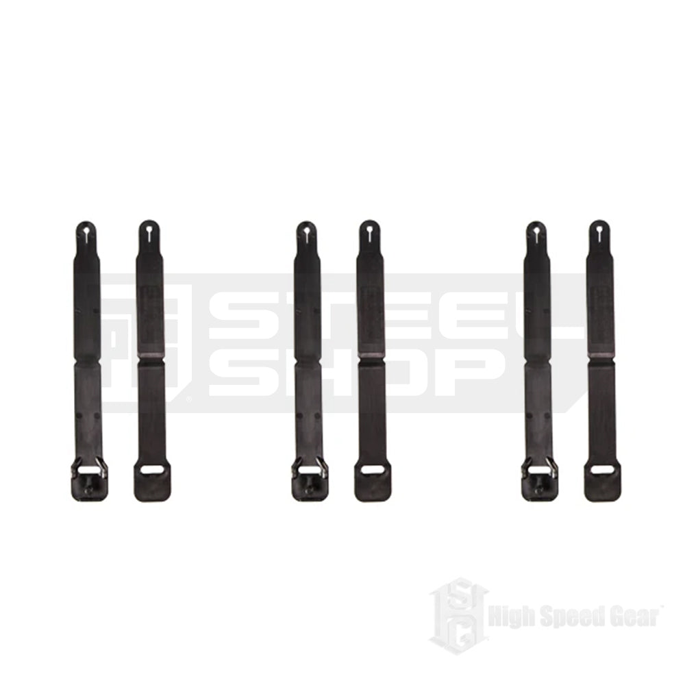 High Speed Gear, HSGI, PTS Steel Shop, High Speed Gear Clips (Short) Package of 6, Clips