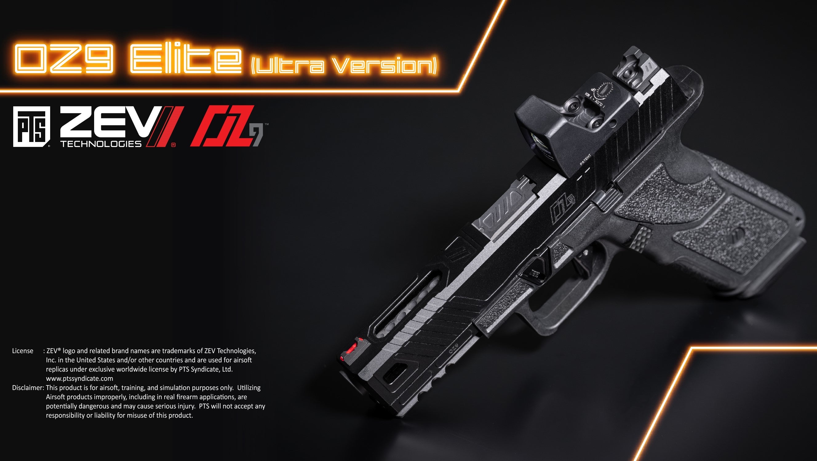 搭配CompTac槍套的PTS ZEV OZ9 Elite (Ultra Version)：氣槍愛好者的終極選擇