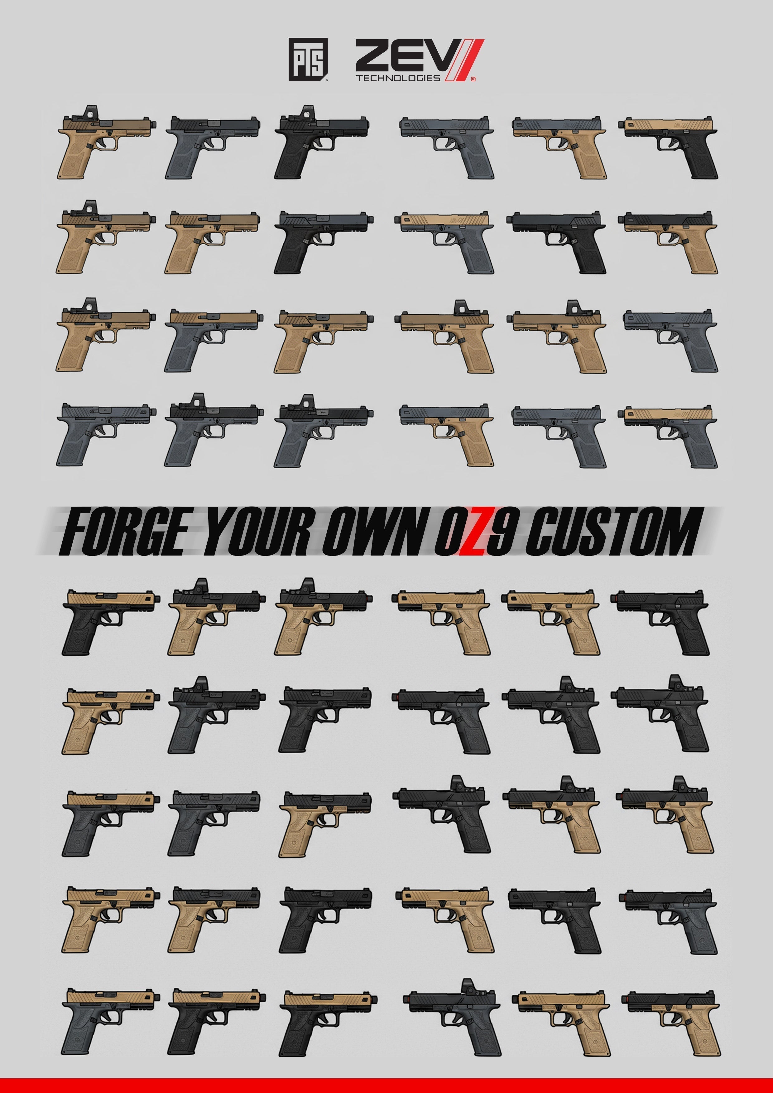 PTS ZEV OZ9 自訂計劃嚟喇！模組化設計玩到飛起，G17粉絲必睇！