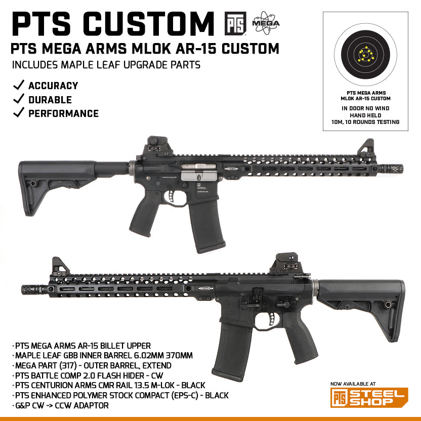 PTS Custom Gun – PTS Mega Arms AR-15 & CQB 專業介紹