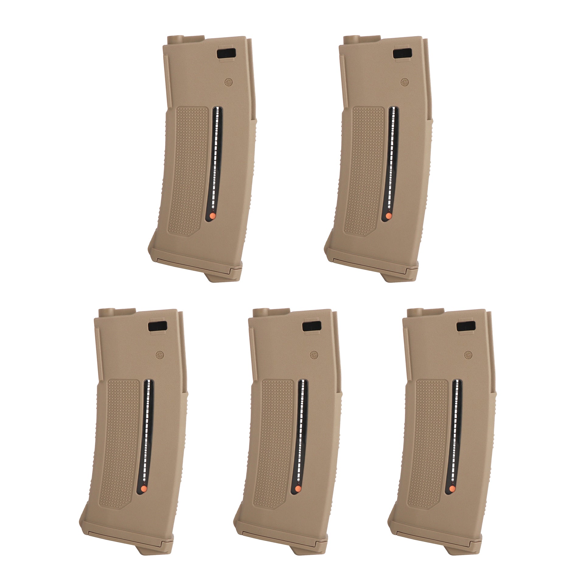 Enhanced Polymer Magazine 1 (EPM1) For AEG 250rd  - 5pcs Box Set