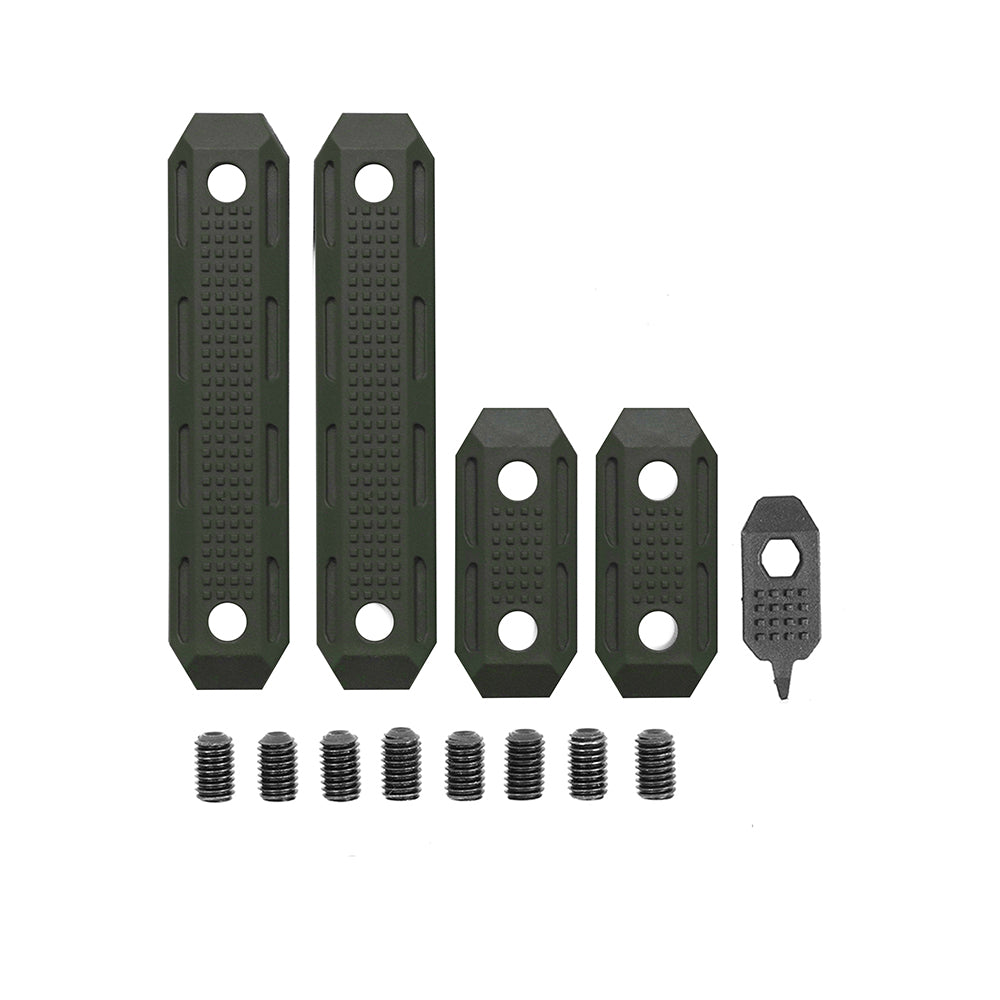 BK/DE M-lok Rail Cover 12 Piece Polymer Mlok System Covers Fit Mlok BK/DE M-lok Rail Cover 12 Piece Polymer Mlok System Covers Fit Mlok