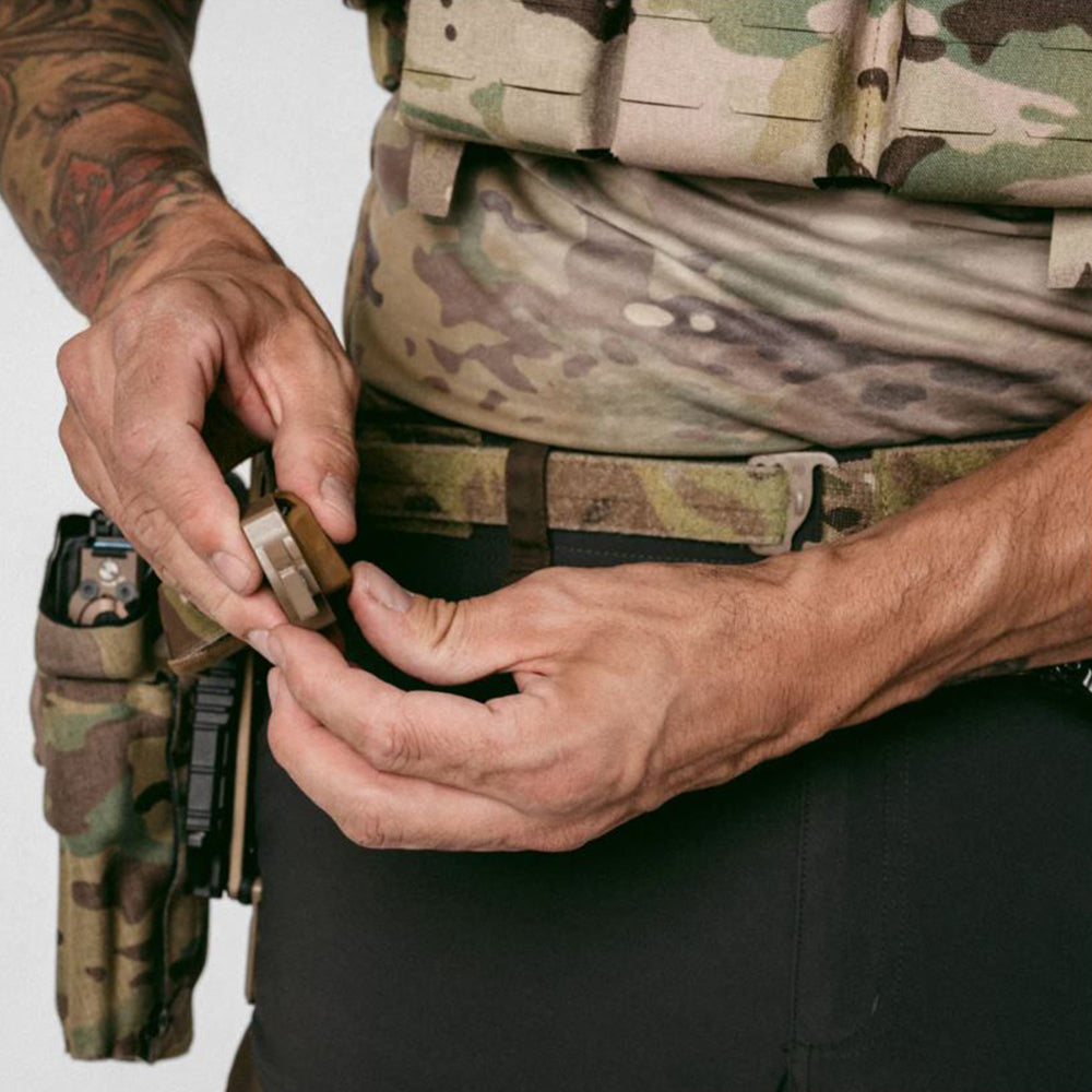 Bora Belt™ Webbing Lock：精準鎖定，維持戰術腰帶的流線穩固