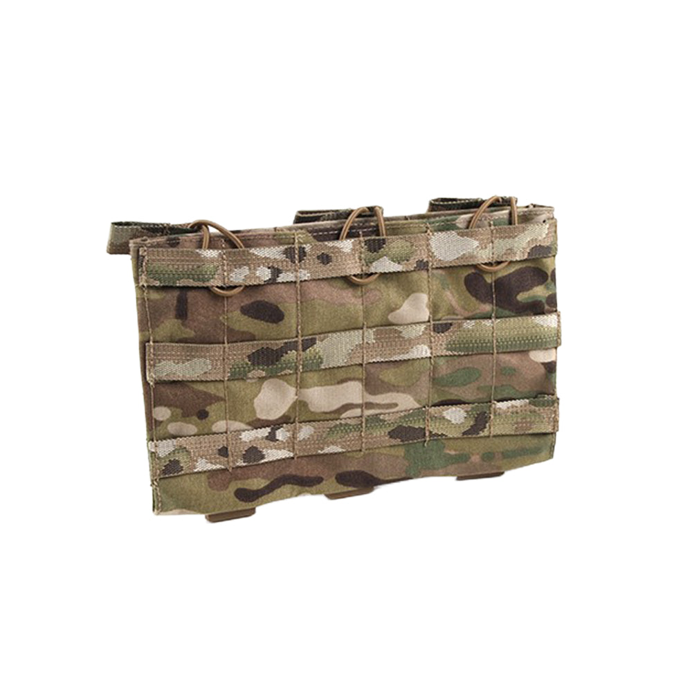 Three Mag Panel 556 - Tactical Lightweight Low-Profile Molle Rifle Ammo Carrier