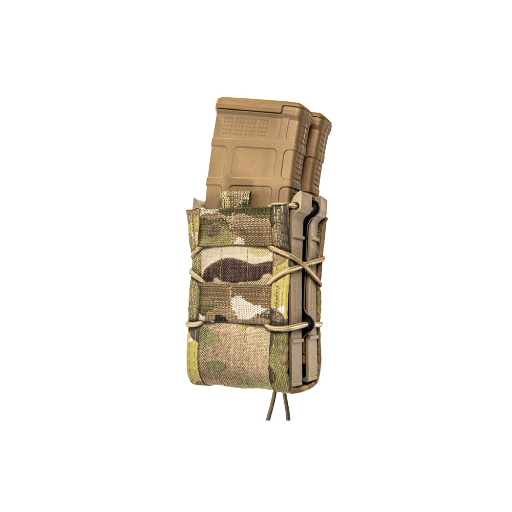 X2R TACO® Double Rifle Magazine Pouch - Universal Calibration Multi-Caliber Dual Stacking System with Rigid Injection-Molded Sidewalls & Dual MOLLE / Hook-and-Loop Belt Matrix