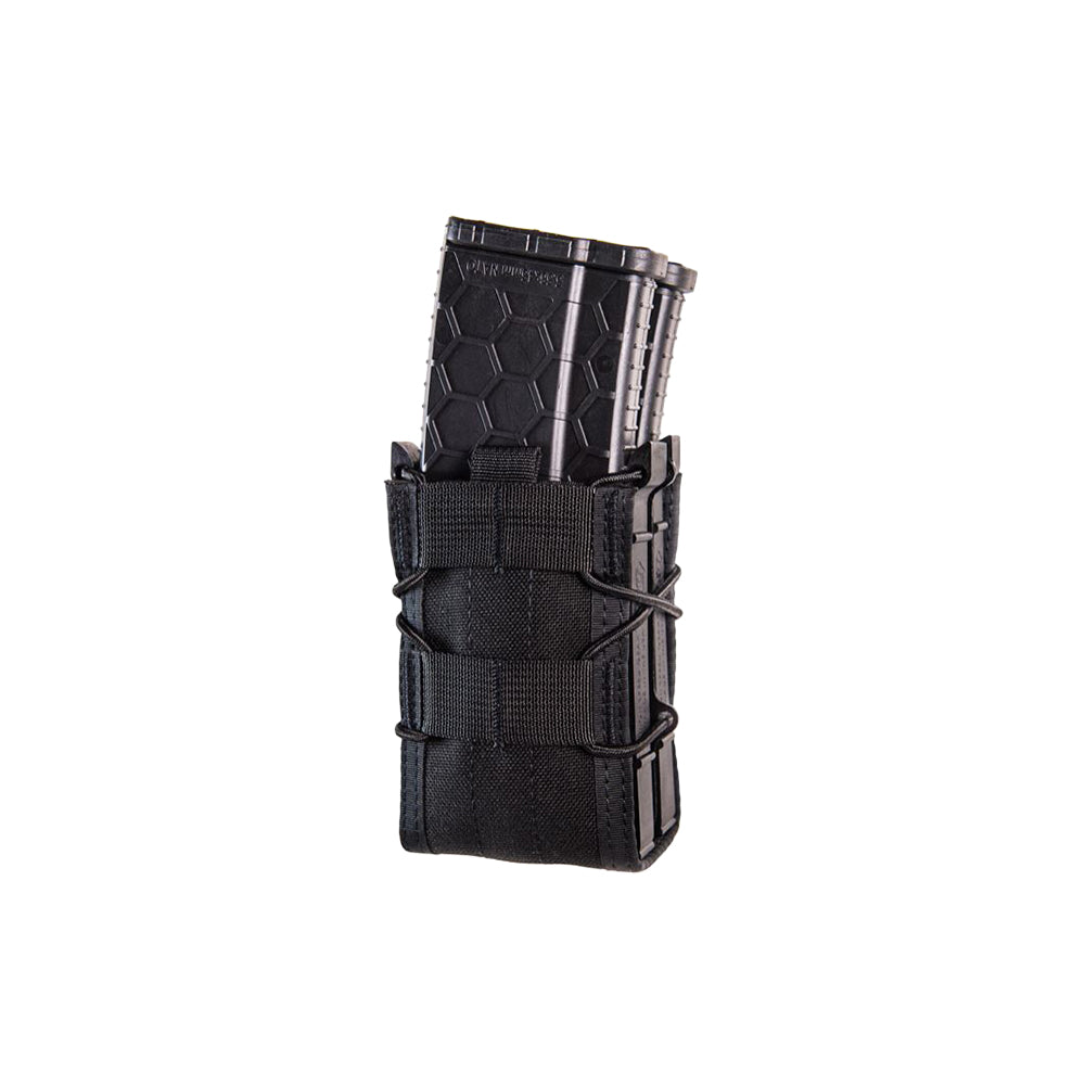 X2R TACO® Double Rifle Magazine Pouch - Universal Calibration Multi-Caliber Dual Stacking System with Rigid Injection-Molded Sidewalls & Dual MOLLE / Hook-and-Loop Belt Matrix