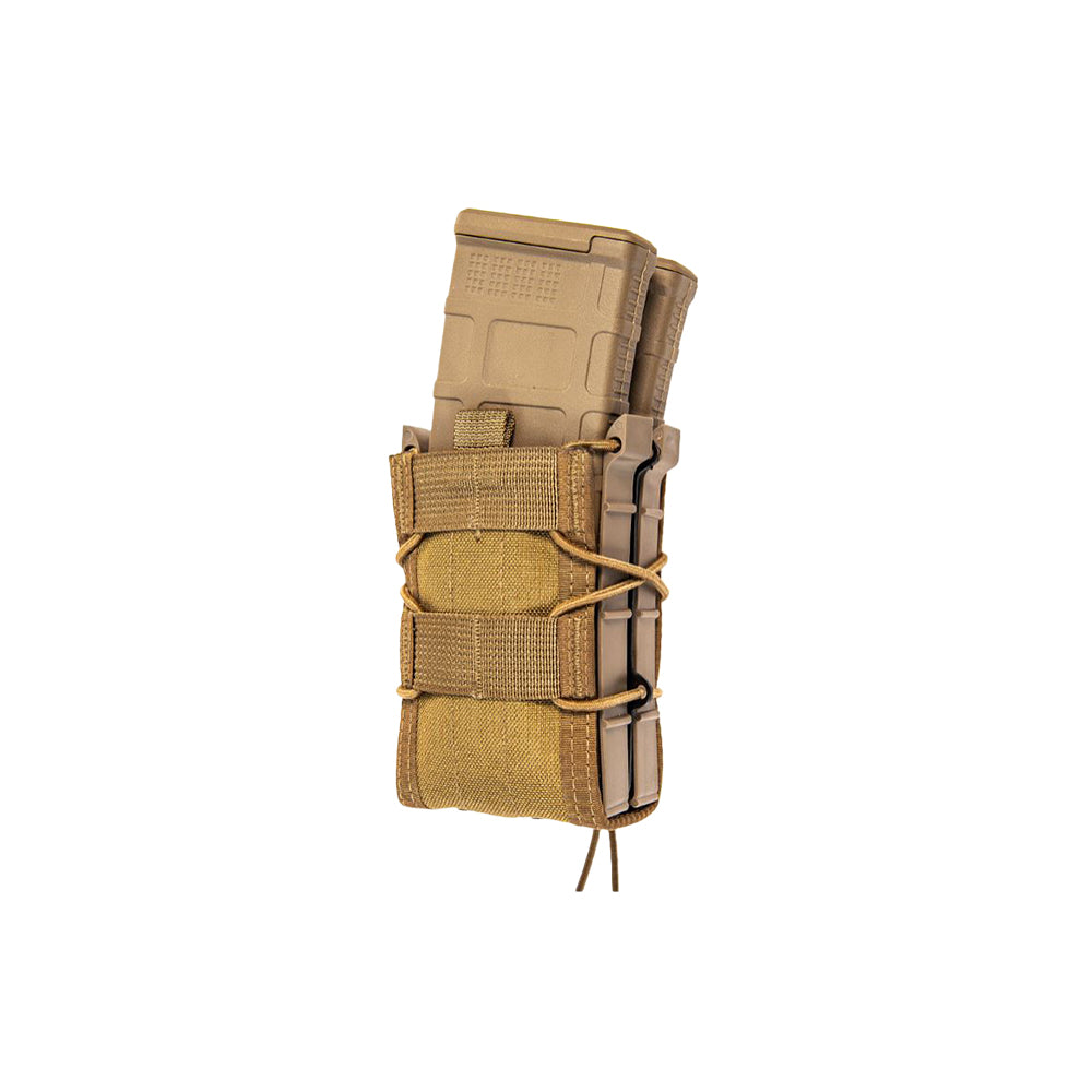X2R TACO® Double Rifle Magazine Pouch - Universal Calibration Multi-Caliber Dual Stacking System with Rigid Injection-Molded Sidewalls & Dual MOLLE / Hook-and-Loop Belt Matrix