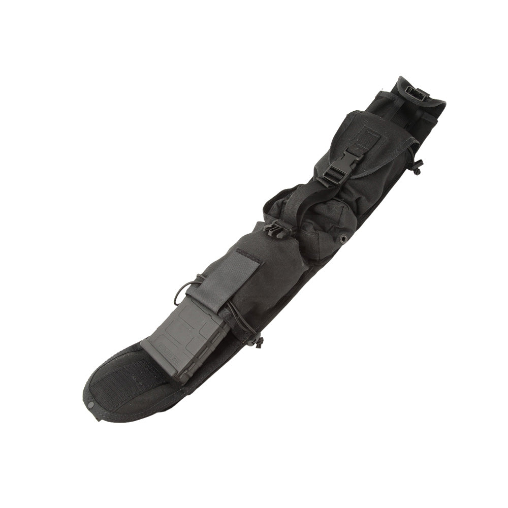 Sniper's Waist Pack - Integrated Belt-Loop Tactical Deployment Pouch with Non-Slip Neoprene Friction Backing & Dual Heavy-Capacity Utility Compartments
